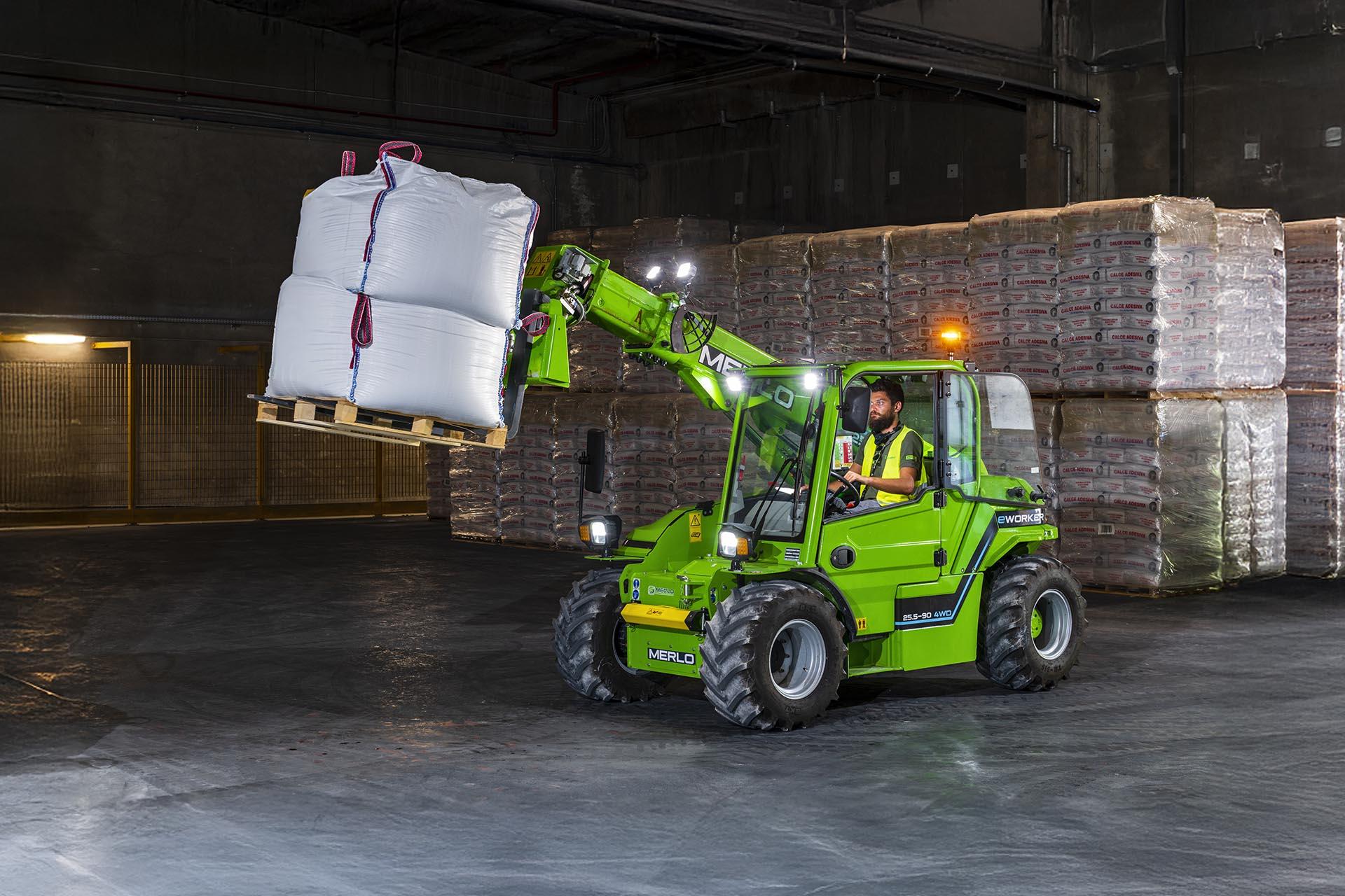 Merlo electric telehandler