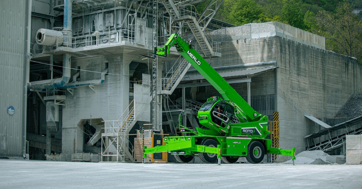 Rotating telehandler: technology, safety and full control | United Kingdom
