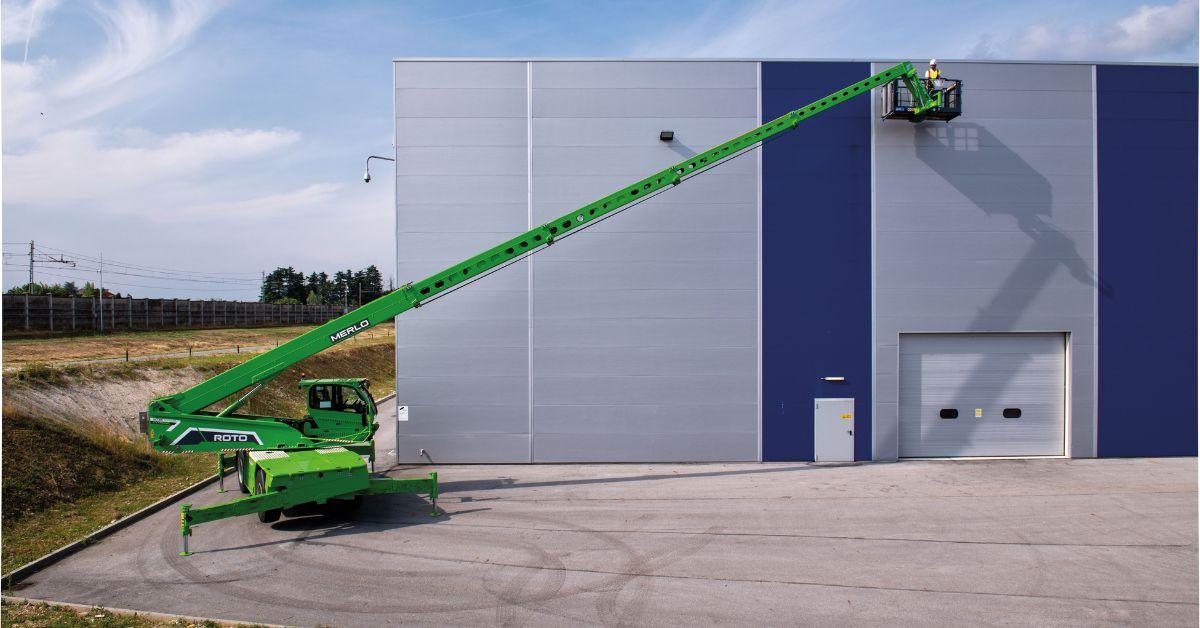 Rotating telehandler: technology, safety and full control | United Kingdom