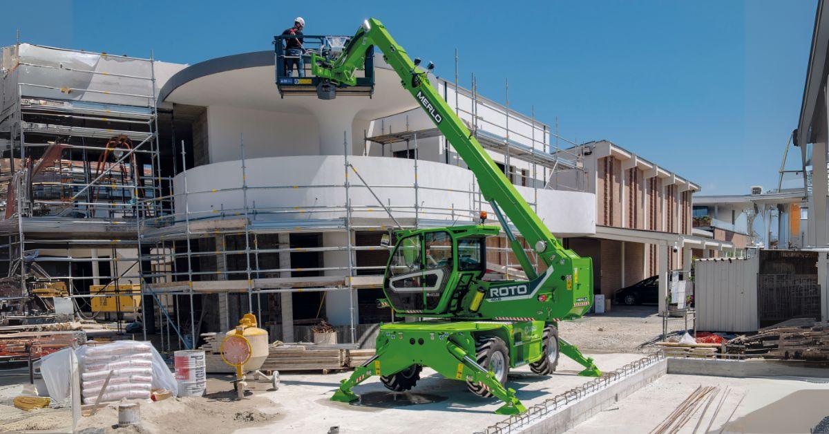 Rotating telehandler: technology, safety and full control | United Kingdom